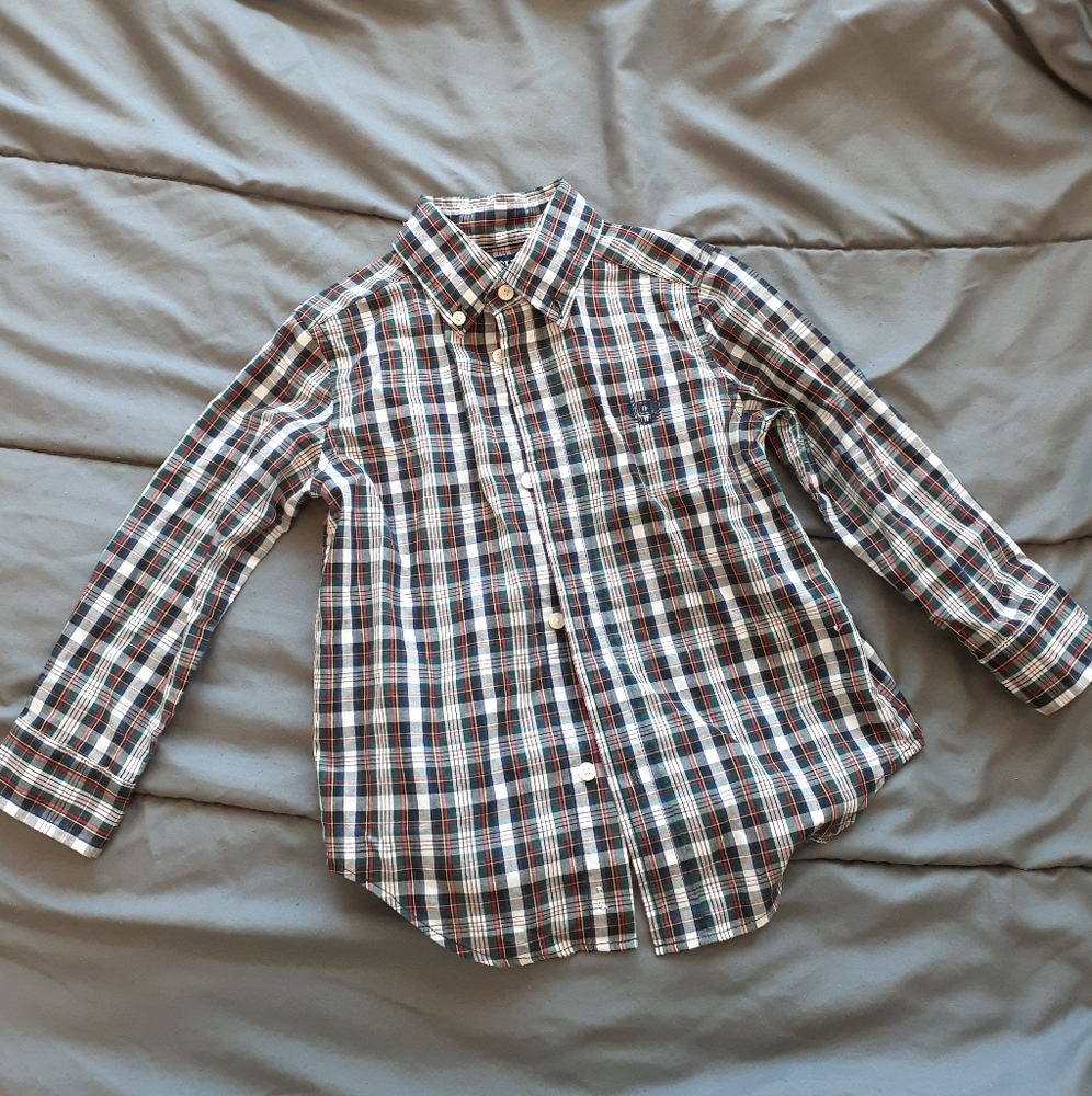Plaid button down